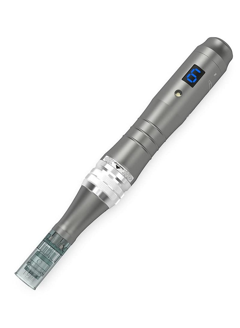 Mr.Pin Advanced Derma Pen Mr.Pin M8 Plus - wireless with 20 Pieces Assorted Cartridges and Ice Massage Wheel for Skin Care Anti Aging Improvement Acne Scars Helps Hair Growth - Image 4