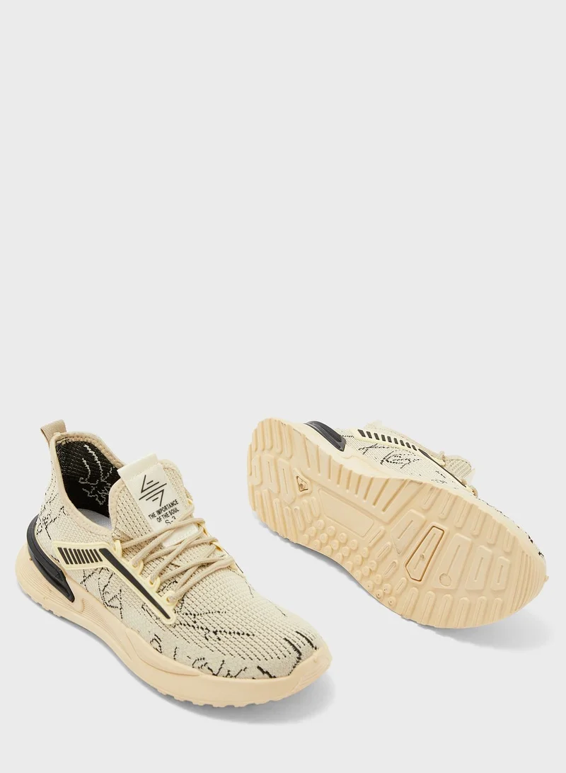 OFF LIMITS Knitted Sneakers