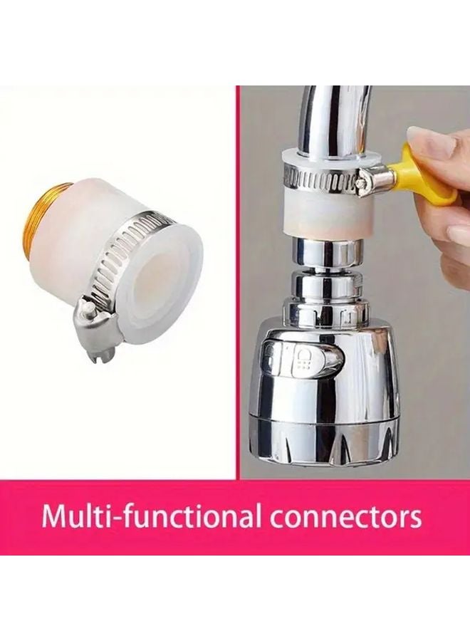 1pc Universal Faucet Adapter Metal Plastic Non Slip Connector for Water Filters Washing Machines - Image 2