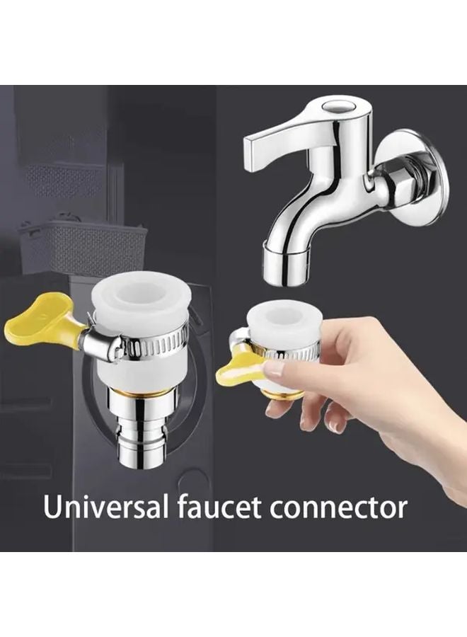 1pc Universal Faucet Adapter Metal Plastic Non Slip Connector for Water Filters Washing Machines - Image 5