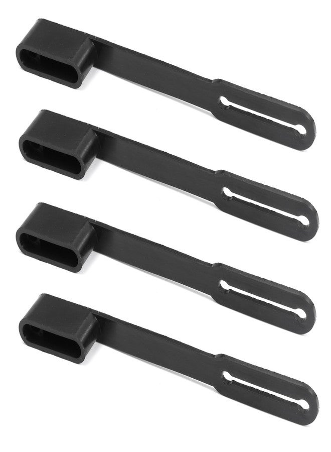 SeSicWe 4 Pin Flat Wiring Harness Connector Dust Cover for Curt Trailer Replace 58345 58200 (Pack of 8) - Image 2