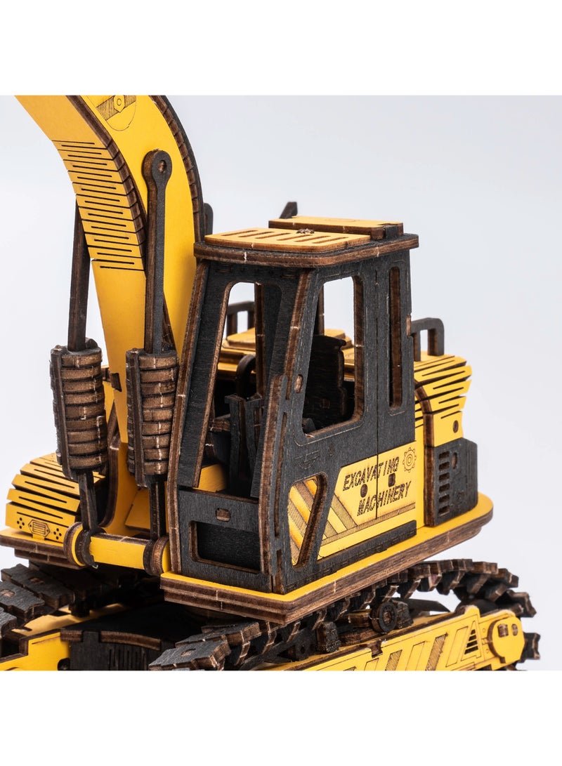 روكر أحجية خشبية ثلاثية الأبعاد لطريقة تركيب مركبة الحفارة - Image 2