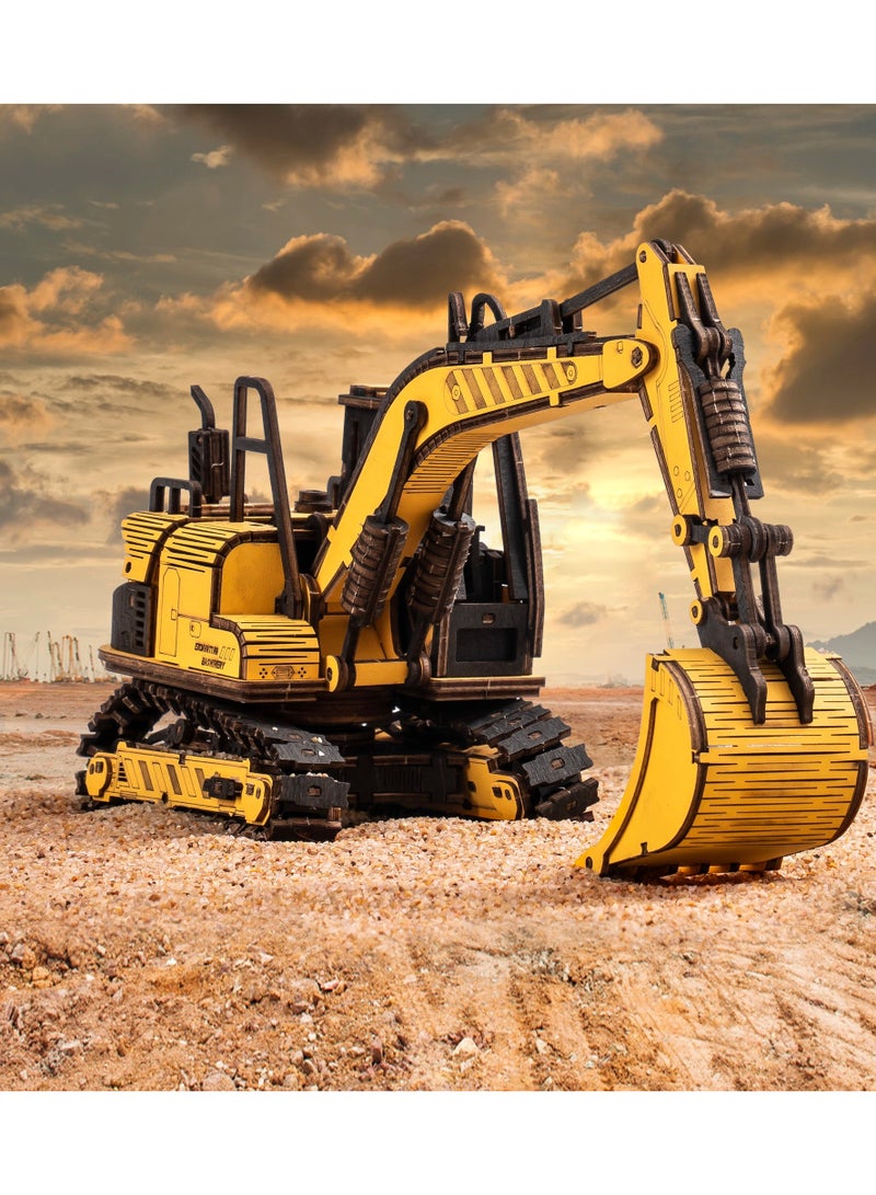 روكر أحجية خشبية ثلاثية الأبعاد لطريقة تركيب مركبة الحفارة - Image 1