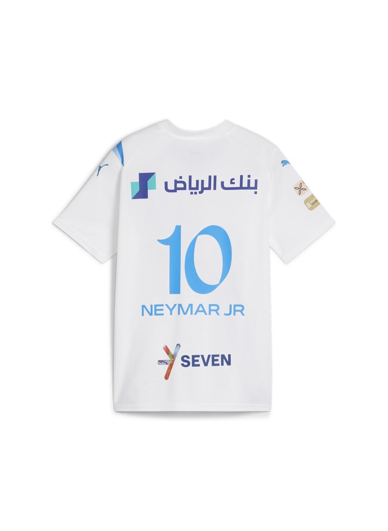 PUMA - Al Hilal SFC Neymar Jr. Boys White Away Replica Football Jersey - Image 1