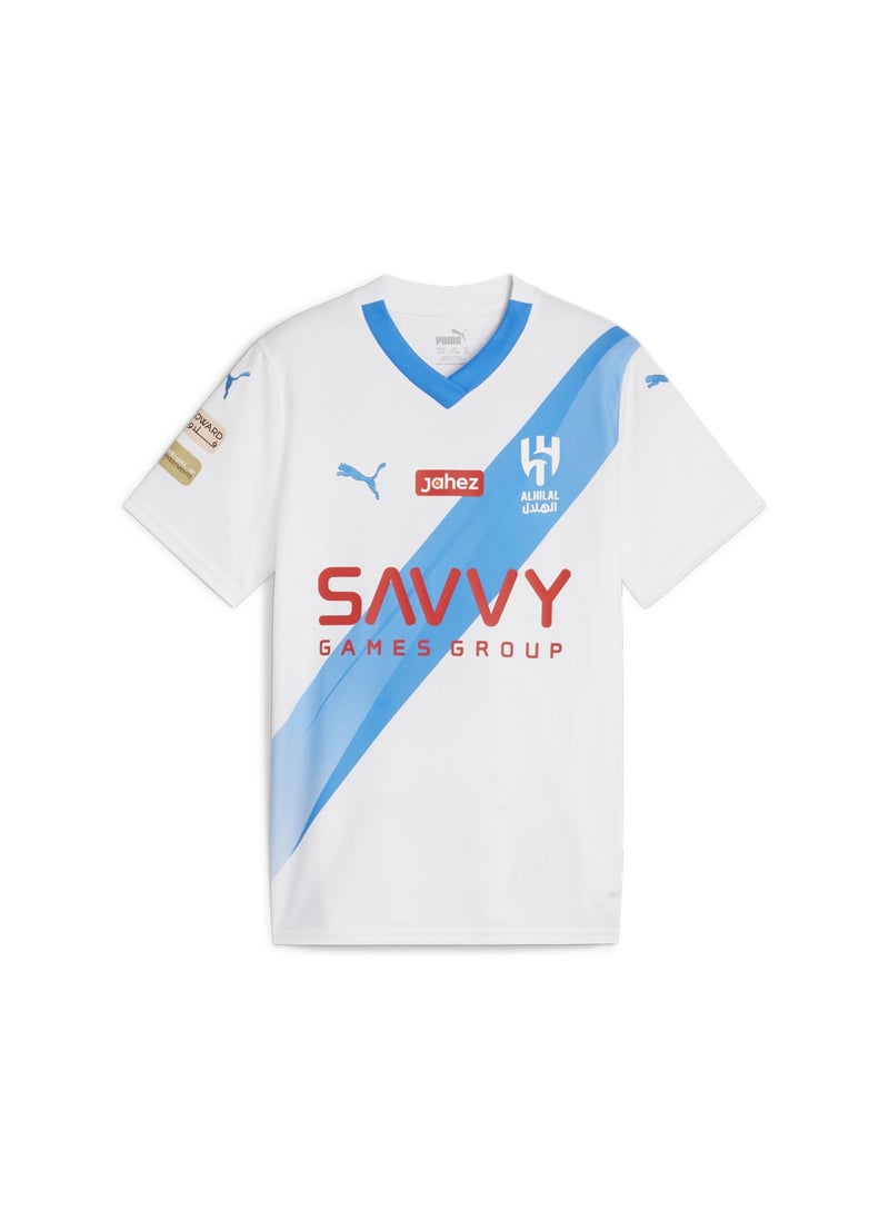 PUMA - Al Hilal SFC Neymar Jr. Boys White Away Replica Football Jersey - Image 1