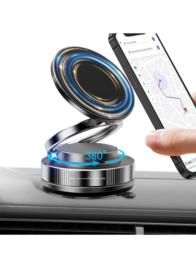 منزل منظم حامل هاتف ذكي قابل للطي وقابل للتعديل بالكامل وقاعدة دوارة 360 درجة ومغناطيس سيارة 2025 متطور وقوي N56 وكأس شفط مفرغ من الهواء وحامل هاتف ذكي Magsafe - Image 2
