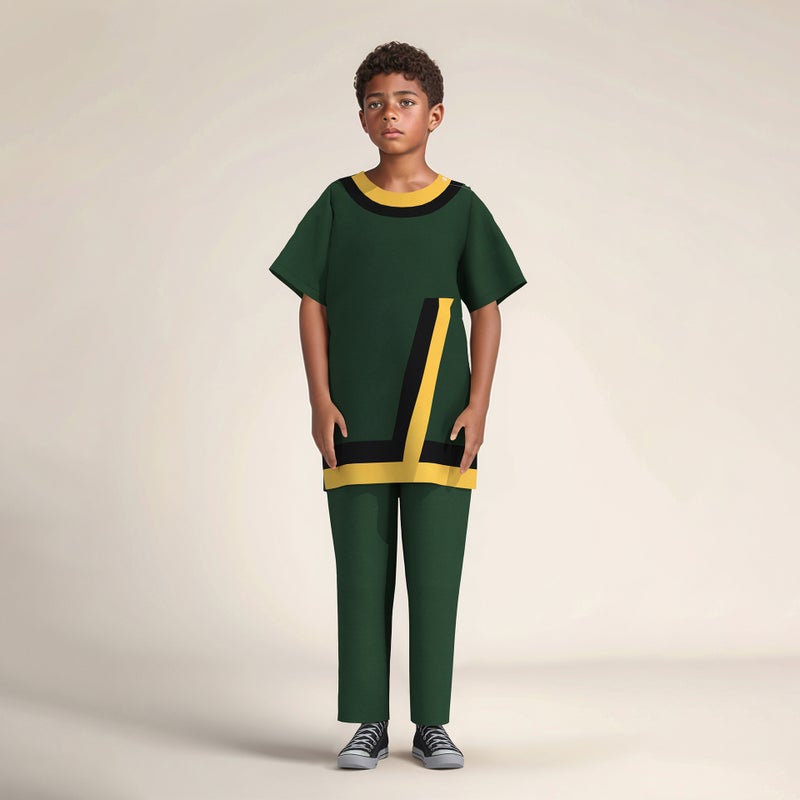Boys Suit African National Boys Suit Jacket Trousers Wyt803 - Image 2