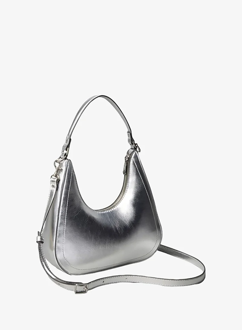 Calvin Klein Metallic Monogram Crossbody Shoulder Bag