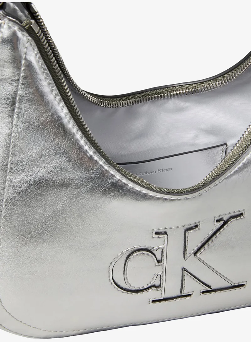 Calvin Klein  Metallic Monogram Crossbody Shoulder Bag for Women | Best Price UAE