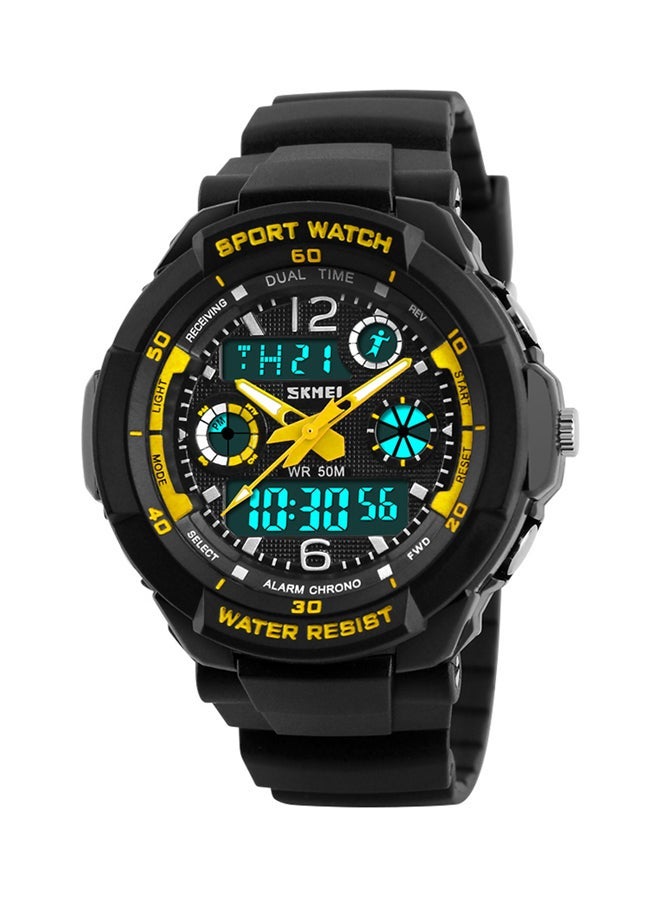 نيبمينينت Kids' Water Resistance Analog & Digital Watch 1060 - 42 mm Black