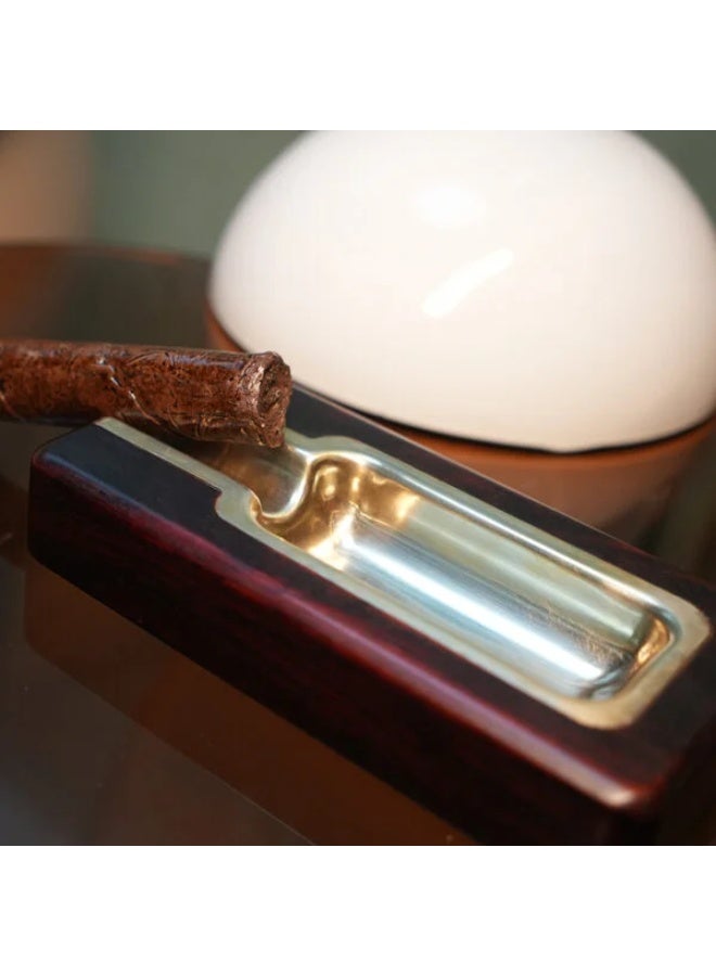 Round Ashtray | Luxury Handcrafted , Elegant Stick Desktop Rest for Home, Office & Lounge Use - Image 4