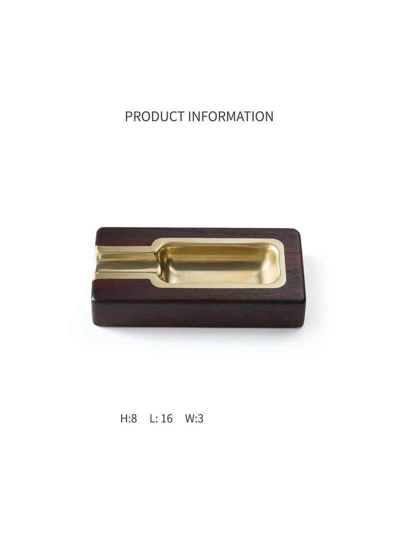 Round Ashtray | Luxury Handcrafted , Elegant Stick Desktop Rest for Home, Office & Lounge Use - Image 2