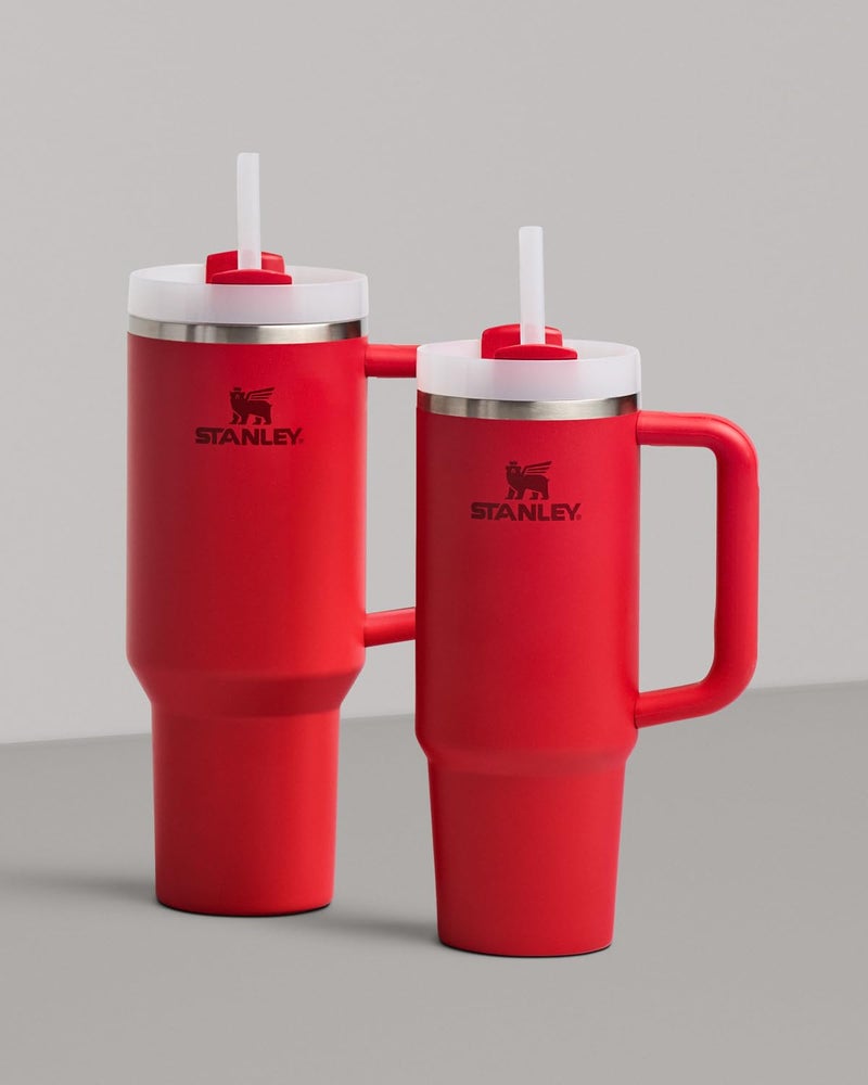 Stanley Stanley Quencher H2.0 Tumbler with Handle and Straw 30 oz | Flowstate 3-Position Lid | Cup Holder Compatible for Travel | Insulated Stainless Steel Cup | BPA-Free | Chili Red - Image 4