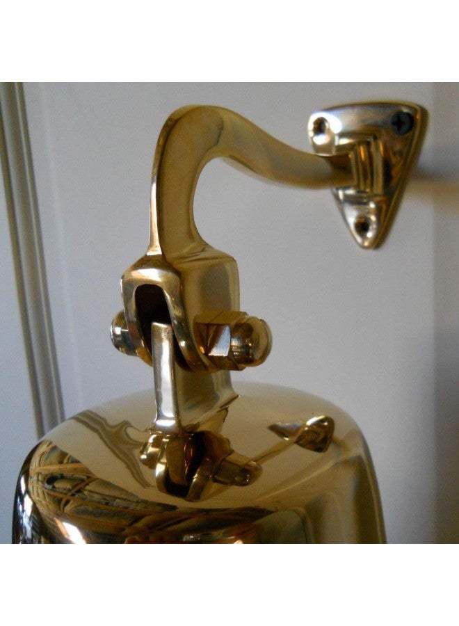 Upper Deck Large Solid Brass HAPPY HOUR Bartenders Bell - Image 2