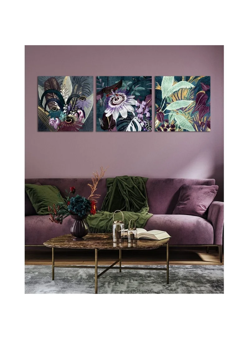 دانوب هوم Petite Set Of 3 Canvas Multicolor 40x40Cm