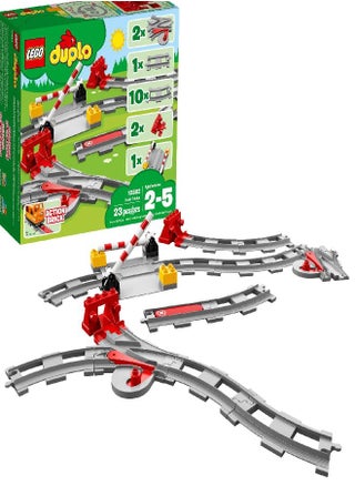 LEGO DUPLO Town Train Tracks Expansion Set 10882 - Building Block Railway Toys for Toddlers, Duplo Train Collection, Learning Through Play, Kid-Friendly Gifts for Boys and Girls Ages 2-5 - pzsku/Z3A29DCE04091D3DE706FZ/45/_/1691496880/df9d4cdf-5ed3-4b11-9f84-bd97f8dba672