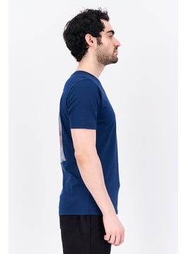 Avalanche Men Sportwear Fit Short Sleeves Outdoor T-Shirt, Teal Blue Combo  - Image 3