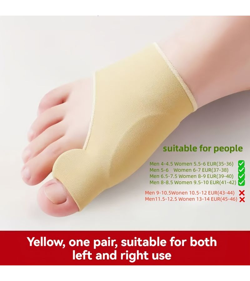 Gray Silicone Toe Separator for Big Toe Positioning Day Night Wear Foot Health - Image 3
