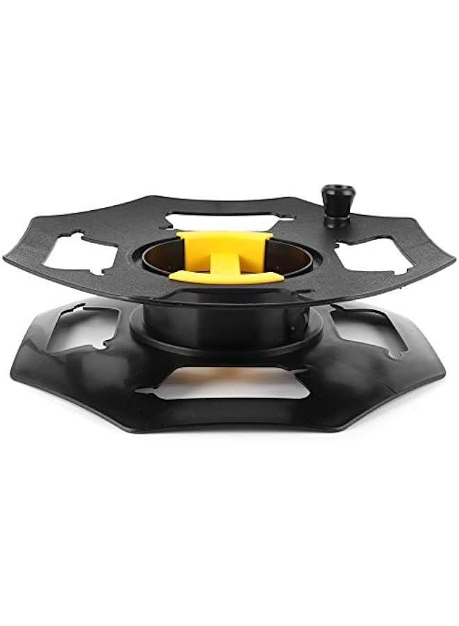 Heavy Duty Black & Yellow Cable Tidy Reel 25m, and Camping Electric Hook Up Cable Wire Storage, Home Tidy Holder Organiser Cord Storage Wheel  - Image 4