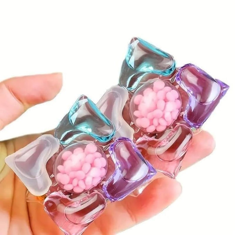 5 in 1 matic laundry pods for washing machine suitable for Front/Top Load, Odor, Stain Remover, Semi-automatic Detergent pods, smart shot Laundry Cleaning Tablets(Pack of 30) - Image 1