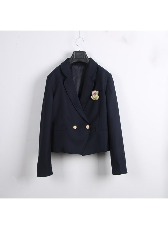 Winter & Research Suit Short Small Suit Women's Jacket Badge Suit Japanese JK Uniform Jacket