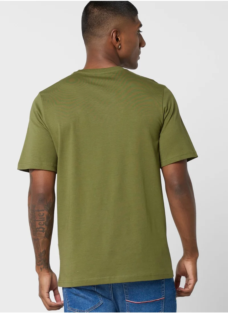 JACK & JONES Logo Crew Neck T-Shirt