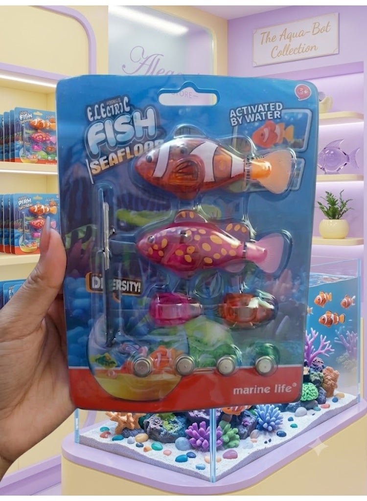 Bath Swimming Fish Toy Set for Kids 2 Pieces | Kids Bath Fish Toy Set | Swimming Fish Toy 2 Pieces | Electric Swimming Fish Toy for Kids | Automatic Swimming Fish Toy | Moving Fish Bath Toy | Battery Operated Fish Toy | Button Battery Swimming Fish | Water Swimming Fish Toy | Bathtub Fish Toy for Kids | Bath Toys for Kids 2 Pieces | Water Play Toys for Kids | Swimming Fish Game for Children | Automatic Swimming Fish Set | Colorful Swimming Fish Toys | Moving Fish Water Toy | Electric Fish Toy Set for Kids | Fish Toy for Bathtub | Baby Bath Toy Fish Set | Kids Water Activity Toy | Interactive Bath Toys for Boys and Girls | Swimming Fish Toys Age 3+ - Image 4