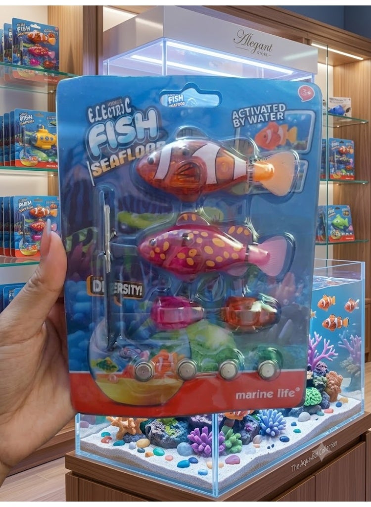 Bath Swimming Fish Toy Set for Kids 2 Pieces | Kids Bath Fish Toy Set | Swimming Fish Toy 2 Pieces | Electric Swimming Fish Toy for Kids | Automatic Swimming Fish Toy | Moving Fish Bath Toy | Battery Operated Fish Toy | Button Battery Swimming Fish | Water Swimming Fish Toy | Bathtub Fish Toy for Kids | Bath Toys for Kids 2 Pieces | Water Play Toys for Kids | Swimming Fish Game for Children | Automatic Swimming Fish Set | Colorful Swimming Fish Toys | Moving Fish Water Toy | Electric Fish Toy Set for Kids | Fish Toy for Bathtub | Baby Bath Toy Fish Set | Kids Water Activity Toy | Interactive Bath Toys for Boys and Girls | Swimming Fish Toys Age 3+ - Image 2