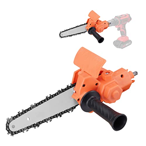 Sunydog Electric Chainsaw Attachment, 6 Inch Electric Drill Attachment, Woodworking Cutting Tool Accessories for Wood Cutting Tree Trimming, Household Garden Use, for 6-13mm 3-jaw Collet Drill - Image 1