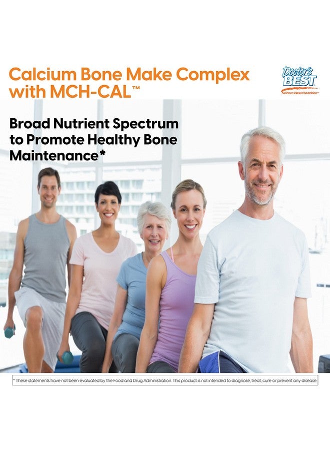 Doctor's Best Calcium Bone Maker Complex with MCHCal, Supports Bone Health, Muscular, Skeletal & Vascular Health, 180 Caps - Image 4