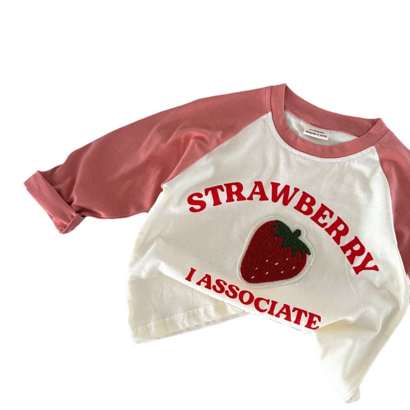 Cotton New Children'S T-Shirt Boy'S Long Sleeve Cartoon Pic Cartoon Girl'S Baby'S Base Color-Matching Top - Image 5