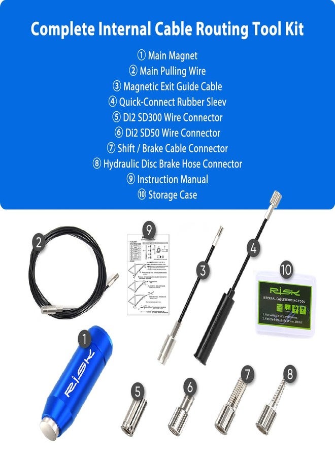 BESNIN Bicycle Internal Cable Routing Tool Cycling Bike Internal Cable Routing Tool for Bicycle Frame Shift (Internal Cable Routing Tool ONLY) - Image 2