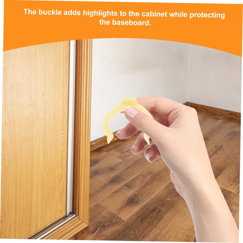 2 Pack 40pcs Plinth Clips For Cabinet Legs Toe Kick Easy Installation Durable Kitchen Furniture Floor Protector - Image 5