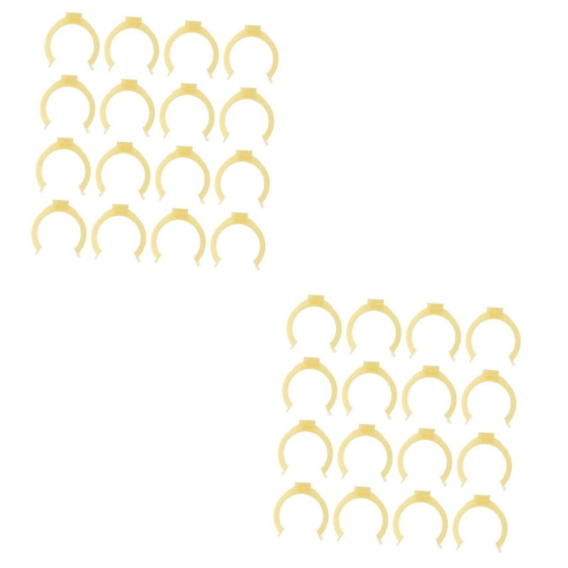 2 Pack 40pcs Plinth Clips For Cabinet Legs Toe Kick Easy Installation Durable Kitchen Furniture Floor Protector - Image 2