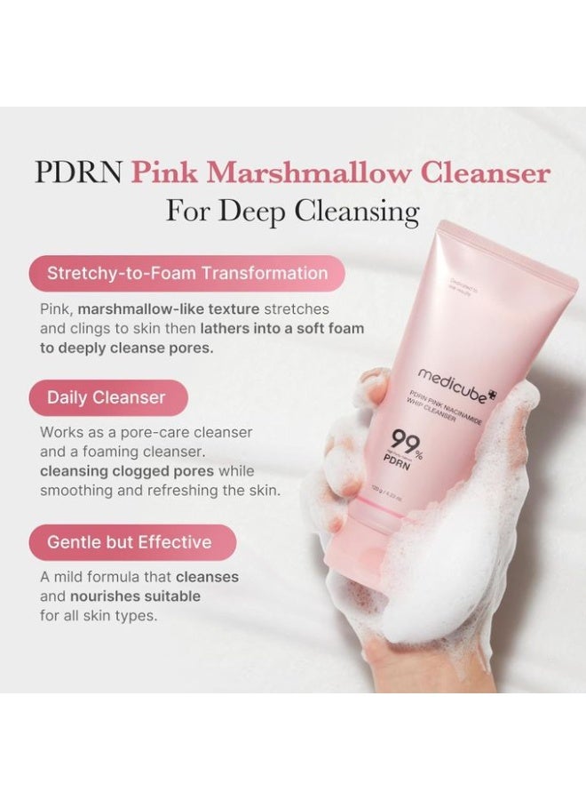 ميديكيوب منظف ​​البشرة الوردي بالنياسيناميد من PDRN - 120 جم - Image 3