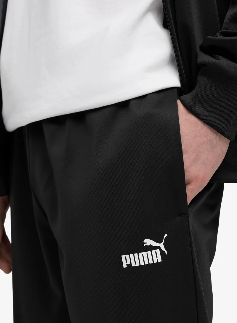 Puma PUMA Black Essentials No.1 Logo Poly Tracksuit for Men | Best Price UAE