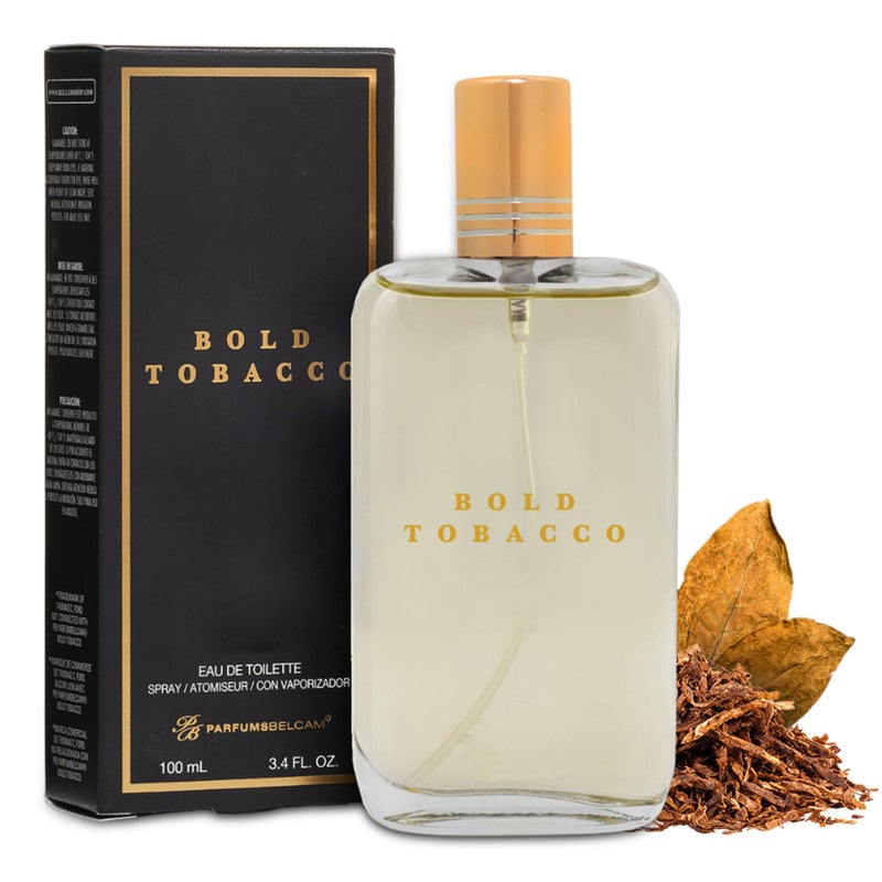 PB ParfumsBelcam PB بارفومز بيلكام بولد تاباكو بخاخ أو دو تواليت، نسختنا من تاباكو فانيلا، 3.4 أونصة سائلة - Image 1