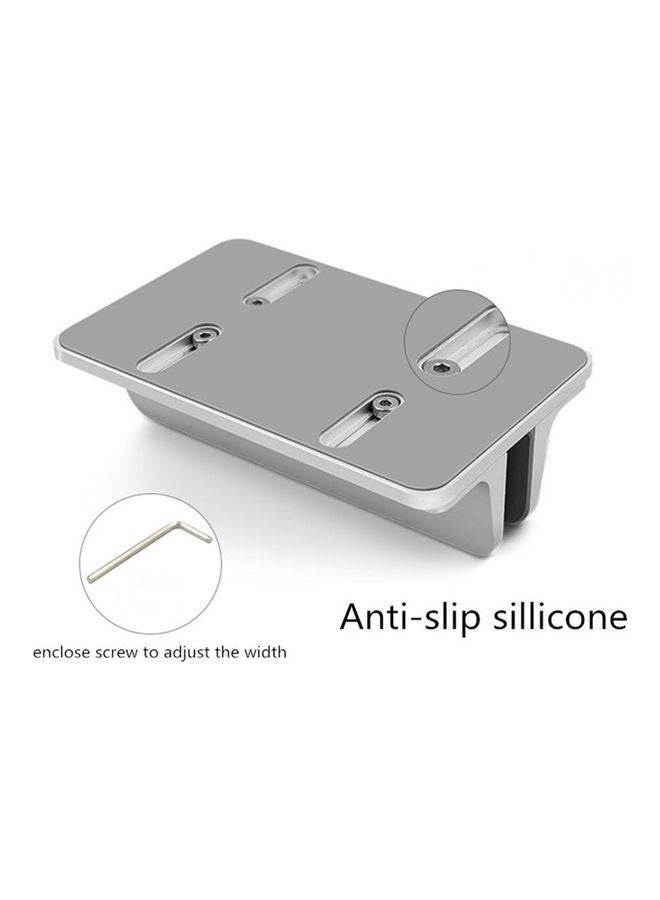 NIBEMINENT Ergonomic Sit To Stand Laptop Holder Converter, Adjustable Height Compatible With MacBook, And All Laptops Tablets 11-17" Silver  - Image 5