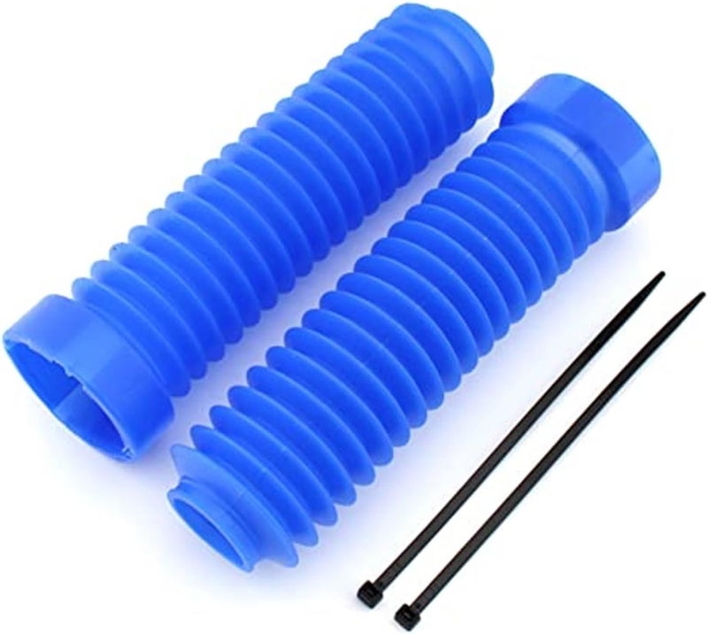 Wivplex Motorcycle Fork Gaiters Boots Shock Covers - Blue - Image 4