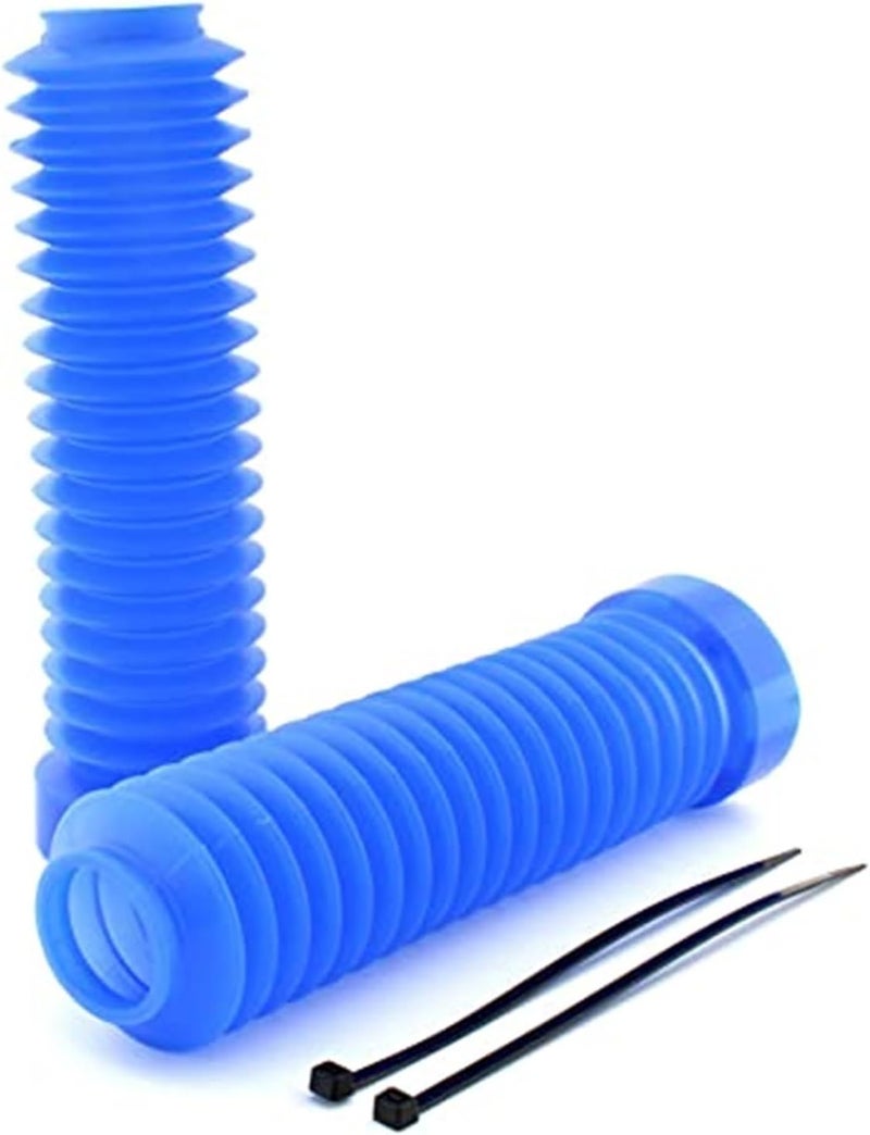 Wivplex Motorcycle Fork Gaiters Boots Shock Covers - Blue - Image 2