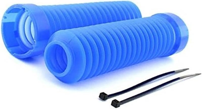 Wivplex Motorcycle Fork Gaiters Boots Shock Covers - Blue - Image 1