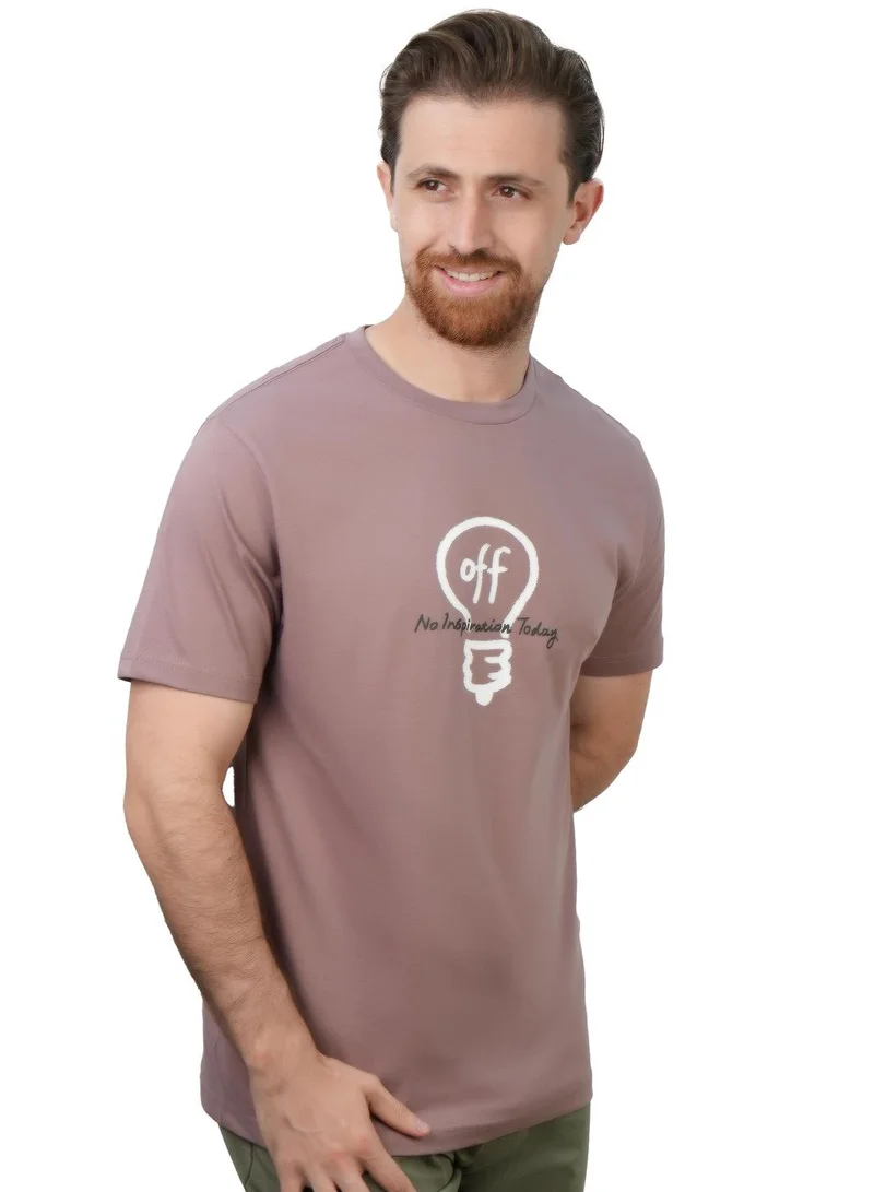 Men's Slim Fit Cotton  Print Tee