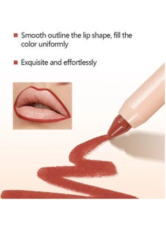 LACHAVA Ultra Matte Lipstick Waterproof and Long Lasting Lip Liner Lip Makeup Matte Finish Hydrating Lipstick Matte Nude Lipstick Lipliner Lip Crayons Moisture Smooth Matte Lipstick Pencils # 07  - Image 2