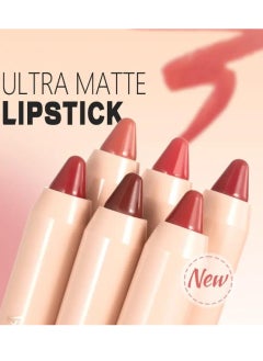 LACHAVA Ultra Matte Lipstick Waterproof and Long Lasting Lip Liner Lip Makeup Matte Finish Hydrating Lipstick Matte Nude Lipstick Lipliner Lip Crayons Moisture Smooth Matte Lipstick Pencils # 07  - Image 5