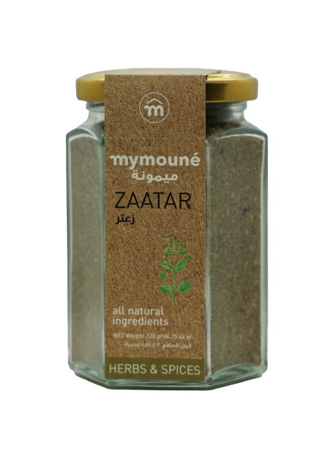 Mymoune Lebanese Zaatar 120g | Traditional Thyme, Sumac & Sesame Spice Blend | Authentic Middle Eastern Seasoning - Image 1