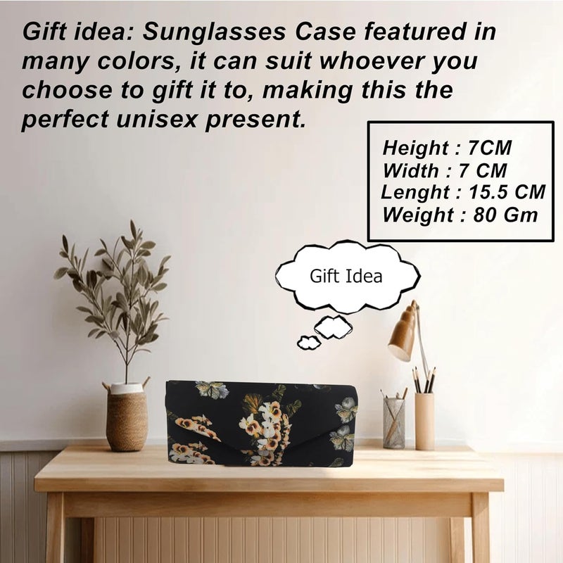 STYLE BITE Store STYLE BITE HARD PROTECTIVE SUNGLASSES COVERS GIFT BAGE FOR WOMEN & MEN | SHADES POUCH FOR GIRL | SPECTACLES EYE GLASSES CASE | GIFT ITEMS CORPORATE & GANESH CHATURTHI (Black) - Image 4