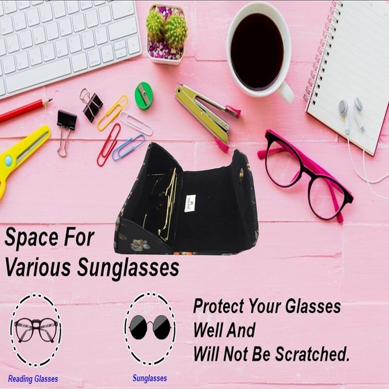 STYLE BITE Store STYLE BITE HARD PROTECTIVE SUNGLASSES COVERS GIFT BAGE FOR WOMEN & MEN | SHADES POUCH FOR GIRL | SPECTACLES EYE GLASSES CASE | GIFT ITEMS CORPORATE & GANESH CHATURTHI (Black) - Image 5