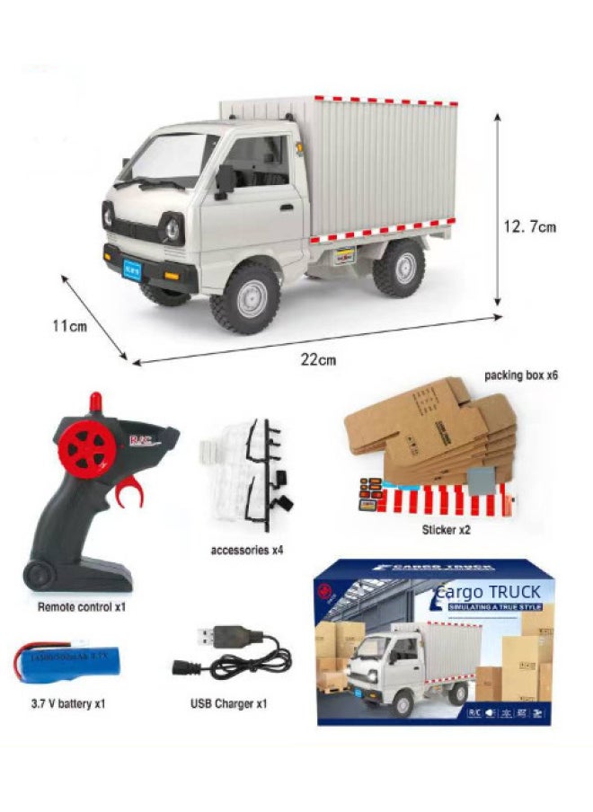 Generic Realistic Liugong Clifford Van Cargo Truck Model Toy Car Drift Charging Inertia Children's Play Vehicle Durable Plastic-Color:119A Pink (inertia Car)  - Image 4