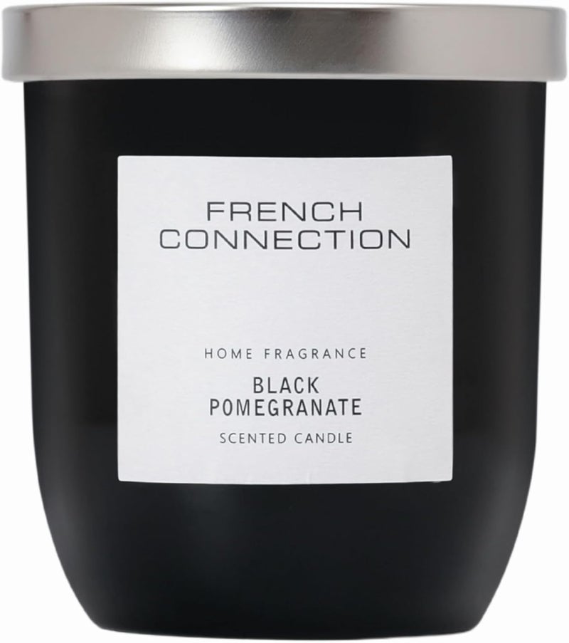 French Connection Black Pomegranate Scented Candle - Image 1