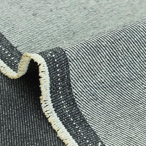 VSPDVO 106oz Black Denim Fabric 178cm 70 Width 100 Cotton NonStretch for Jeans Jackets DIY Sewing 3 Yard pre Cut - Image 3
